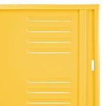 Locker metálico dual grande - 5 puertas amarillo